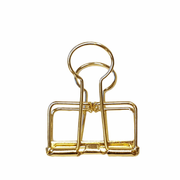 Paper clamp gold 3cm Villa Madelief