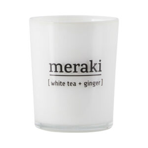 Meraki geurkaars white tea